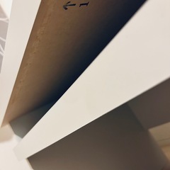 ローデスク 白 国産 鏡面 パソコンデスク 幅90cmの画像