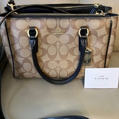 COACH F67027 シグネチャー ハンドバッグ ショルダー 2WAYの画像