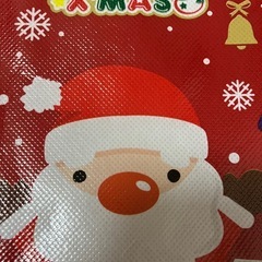 【新品未使用】クリスマス　サンタ　レッスンバッグの画像