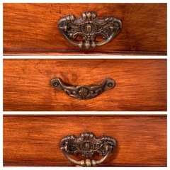 アンティーク調　木製コンソールテーブルの画像