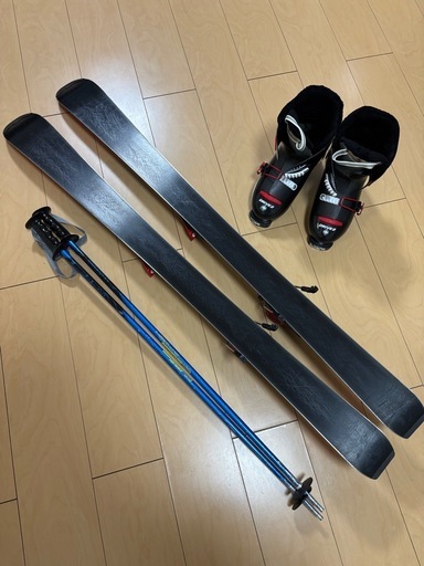 スキーセット120cm (CAT007) 千年のスキーの中古あげます・譲ります