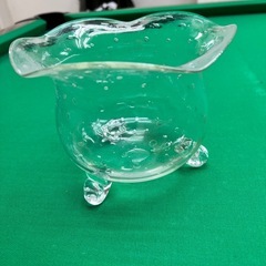 ガラス製金魚鉢の画像