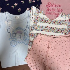 120サイズ7点セット女の子服＋新品写真立ての画像