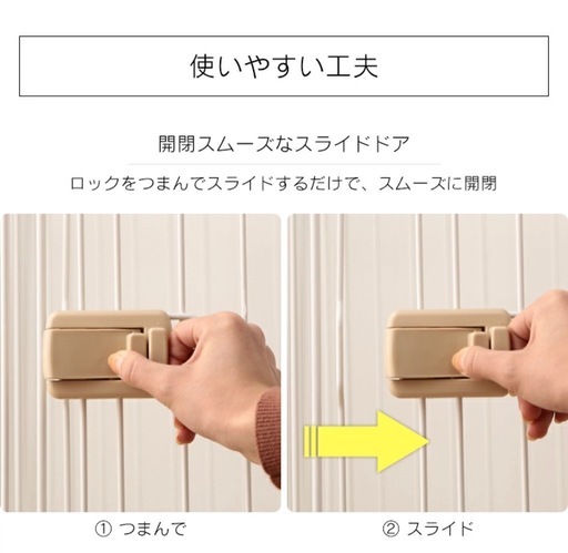 ペットゲージ　ワイドサイズ　ホワイト木目