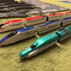 プラレールアドバンス　レール　コントローラー　新幹線　こまち　はやぶさ　かがやきの画像