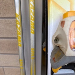 kazamaスキー板110 ストック付き　スキー板　ウインタースポーツ　子供用の画像