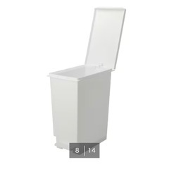 ゴミ箱　45l ニトリ　白　蓋付きの画像