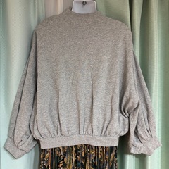 SLY グレー タックスリーブスウェットサイズ2☆の画像