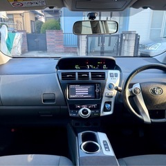 アルファプリウス　人気の7人乗り　そのまま乗って帰れます。の画像