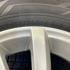 【商談中】スタッドレスタイヤ165/70R14+ホイール ヨコハマiG60の画像