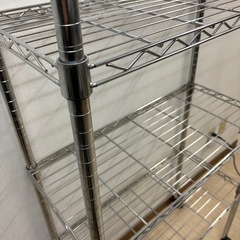 シルバーラック スチールラック メタルラック 棚 キッチンラック レンジ　13の画像