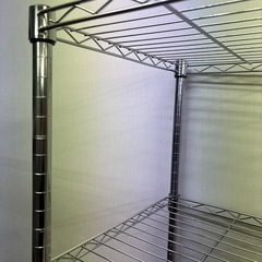 シルバーラック スチールラック メタルラック 棚 キッチンラック レンジ　14の画像