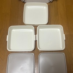 手持ち付き 二段式お弁当箱の画像