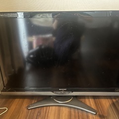 2010年製SHARPテレビ40インチ※リモコン無しの画像