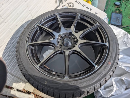 インプレッサ WRX  STI(GRB) スタッドレス　ホイール付き
