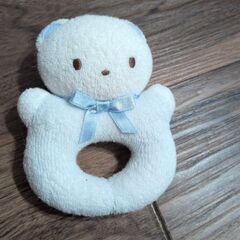 【気まぐれセール】ベビー　ジェラートピケ　ファミリア　ラトルの画像