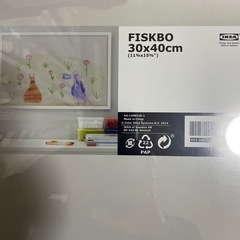 中古品　IKEA30×40cm ホワイトフレームの画像