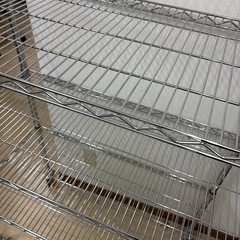 シルバーラック スチールラック メタルラック 棚 キッチンラック レンジ　16の画像