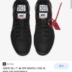 【美品】OFF-WHITE × AIR VAPORMAX "THE TEN" AA3831-002 の画像