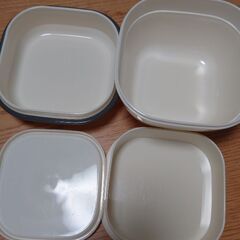 【取引決定】《電子レンジ対応》ホーロー風どんぶりランチボックスの画像