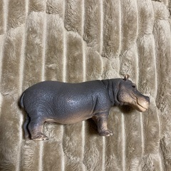 動物フィギュア　ライオン　シマウマ　カバ　3体セットの画像