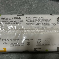 【決まりました】ティッシュペーパーの画像