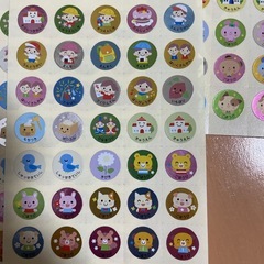 未使用　子供大好きシール22シートの画像