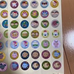 未使用　子供大好きシール22シートの画像