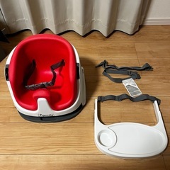 【美品】ingenuity インジェニュイティ ベビーベース ベビーチェア（レッド）の画像