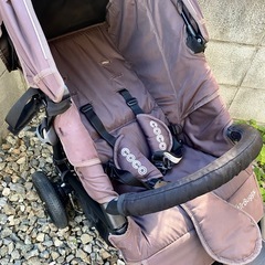 エアバギーココ ブレーキモデル ベビーカー ブラウンの画像