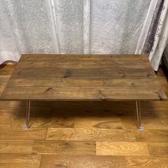 【美品】ウォールナット センターテーブル　無垢材の画像