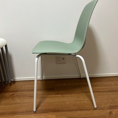 IKEA リードオース　LIDAS 椅子　グリーンの画像