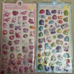 1️⃣ボンボンドロップ風シール5枚セット　バラ売り場不可の画像