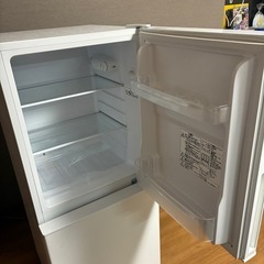 ニトリ 2ドア冷蔵庫（106L）NTR-106WH 2021年製の画像