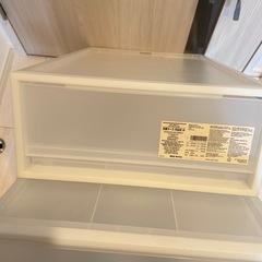 無印良品（MUJI）収納ケース2点セットの画像