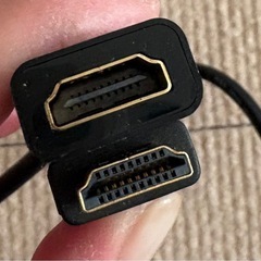 【差し上げます】miniDisplayPort-HDMI変換アダプタ・HDMIケーブルの画像