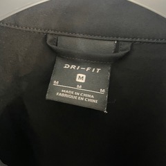 ナイキ NIKE ジャージ ウィンドブレーカー ジャケット DRI-FIT ブラック 黒　サイズMの画像