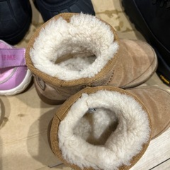 ムートンブーツ キャメル 18センチの画像