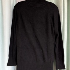 SENSE OF PLACEストレッチハイネックルーズセーター☆の画像