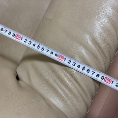 3人掛け 革ソファーの画像