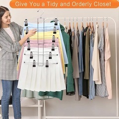 クローゼット　収納　ラック　レディース　アパレル　ストレージ　ハンガー　スカーフ　ハンガー　クローゼット　オーガナイザー　3セットの画像