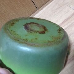 ル・クルーゼ　LE CREUSET　お鍋　ホーロー　緑の画像
