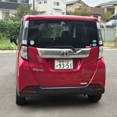 トヨタ　タンク　平成30年　走行距離3万キロ　車検9年8月　プッシュスタートの画像