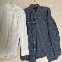 しまむら　メンズ、シャツ　L、LLサイズの画像