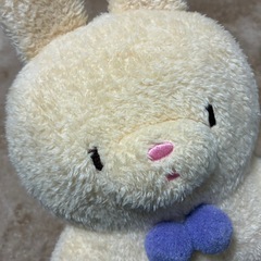 美品　ふわふわたっとん ぬいぐるみ M うさぎ  サンレモン　32センチの画像