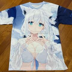 【受注生産】凪白みと C100 白上フブキフルグラTシャツ XLサイズの画像