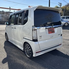 自社ローンあり！ガソリン100リットルプレゼント✨走行3万キロ台✨バックカメラ✨ホンダ☆N-BOXカスタム☆ターボ SSパッケージ☆660cc☆4人乗り☆の画像