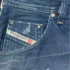 ディーゼルダメージ加工ジーンズ美品の画像