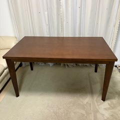 天然木 ダイニングテーブルの画像