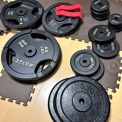 ホームジム　パワーラック、バーベル175キロ、ベンチセットの画像